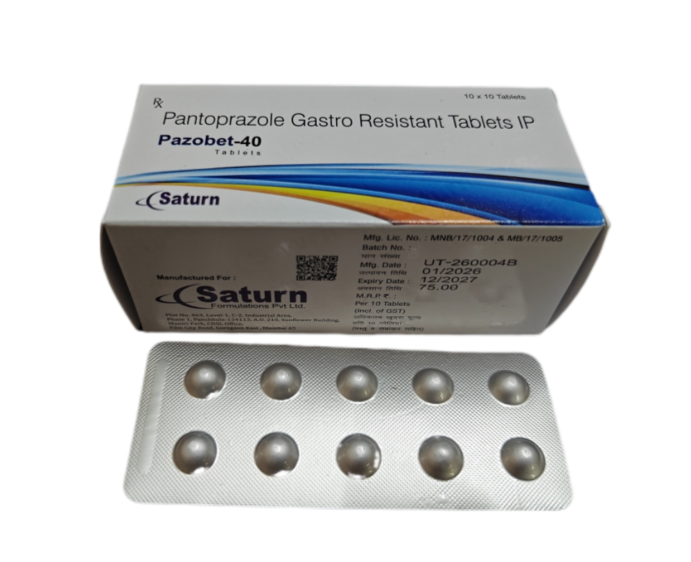Pazobet 40 Tab Pack Packaging